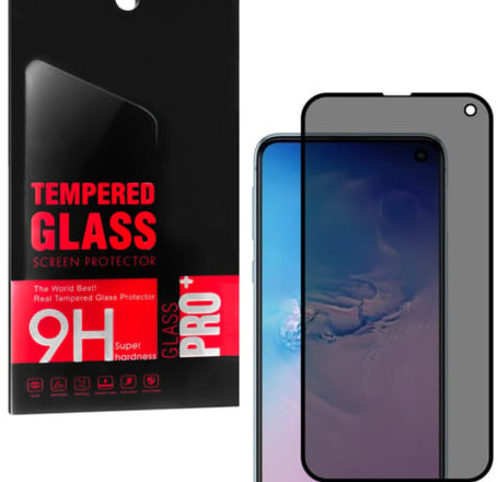 Privacy Tempered Glass for Galaxy S10E (Case Friendly / Anti-Spy / 1 Piece)