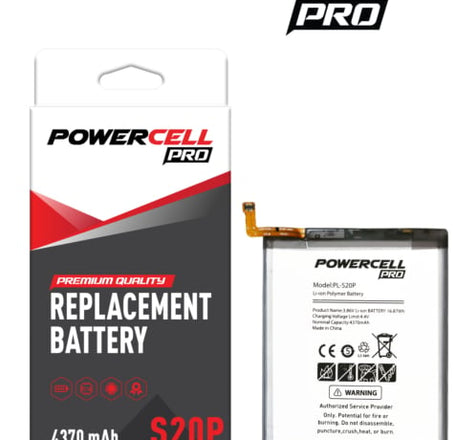 POWERCELL PRO Replacement Battery for Galaxy S20 Plus / S20 FE / A52 (A525) / A52 (A526) / A52S (A528)