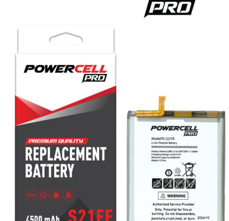 POWERCELL PRO Battery Replacement for Galaxy S21 FE(4500 mAh)