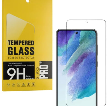 Clear Tempered Glass for Galaxy S21 FE (Case Friendly / 2.5D / 1 Piece)