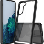 Galaxy S22 Plus Acrylic Dual Layer Transparent Case - BLACK (Only Ground Shipping)