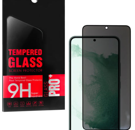 Privacy Tempered Glass for Galaxy S22 (Case Friendly / Anti-Spy / 1 Piece)