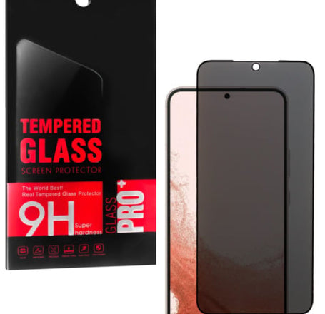 Privacy Tempered Glass for Galaxy S22 Plus (Case Friendly / Anti-Spy / 1 Piece)