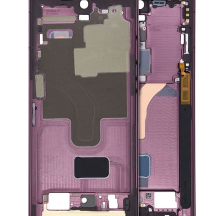 Middle Frame Housing for Galaxy S22 Ultra 5G  (North American Version) (BURGUNDY)