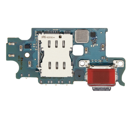 Galaxy S23 Plus 5G (S916U) Charging Port Board w/ Sim Card Reader (US Version) (Premium)