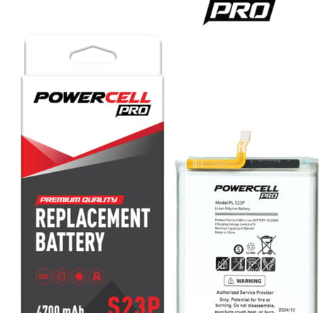 POWERCELL PRO Battery Replacement for Galaxy S23 Plus (4700 mAh)