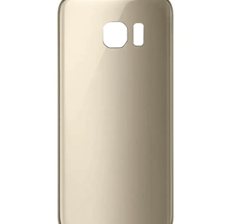 Back Glass with Camera Lens and Adhesive for Galaxy S7 (NO LOGO) (GOLD)