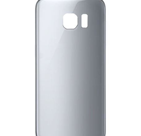 Back Glass with Camera Lens and Adhesive for Galaxy S7 (NO LOGO) (SILVER)