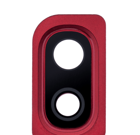 Back Camera Lens with Bracket for Galaxy A10 (A105) (RED)