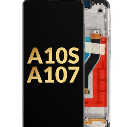 LCD Assembly with Frame for Galaxy A10s (A107 / 2019) (Service Pack)