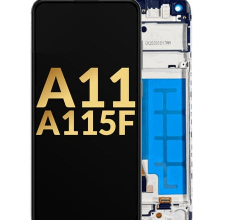 LCD Assembly with Frame for Galaxy A11 (A115F / A115M / 2020) (159.5mm / International Version) (Service Pack)