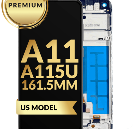 LCD Assembly with Frame (161.5mm / US Version) for Galaxy A11 (A115U / A115A / 2020) (Premium)