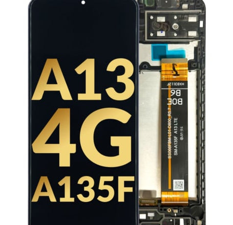 OLED Assembly with Frame for Galaxy A13 4G (A135 / 2022) (Service Pack)