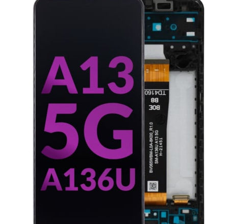 LCD Assembly with Frame for Galaxy A13 5G (A136U / 2021) (Aftermarket Incell)