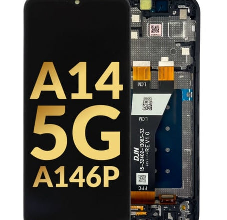 LCD Assembly with Frame for Galaxy A14 5G (A146P / 2023) (Small Connector) (Service Pack)