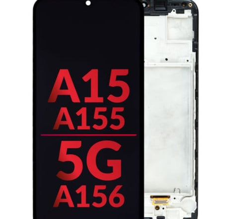 OLED Assembly with Frame for Galaxy A15 4G (A155 / 2023) / A15 5G (A156 / 2023) (6.36