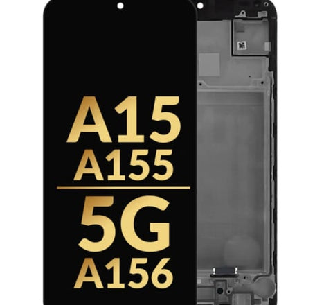 OLED Assembly with Frame for Galaxy A15 4G (A155 / 2023) / A15 5G (A156 / 2023) (Premium)