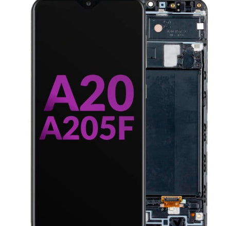 LCD Assembly with Frame for Galaxy A20 (A205F / 2019) (Aftermarket Incell)