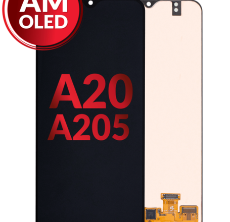 OLED Assembly without Frame for Galaxy A20 (A205 / 2019) (Aftermarket OLED)