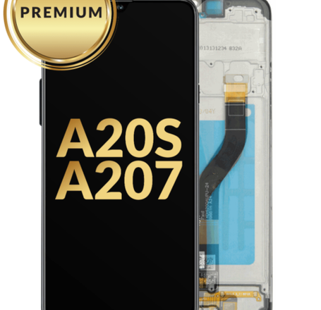 LCD Assembly with Frame for Galaxy A20s (A207 / 2019) (Premium)