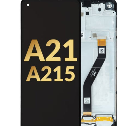 LCD Assembly with Frame for Galaxy A21 (A215 / 2020) (Service Pack)