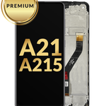 LCD Assembly with Frame for Galaxy A21 (A215 / 2020) (Premium)