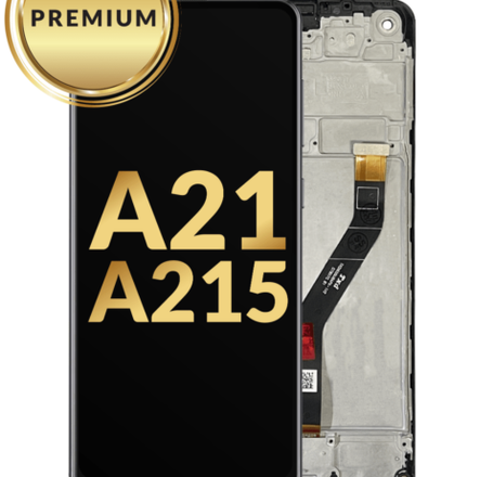 LCD Assembly with Frame for Galaxy A21 (A215 / 2020) (Premium)