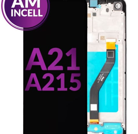 LCD Assembly with Frame for Galaxy A21 (A215 / 2020) (Aftermarket Incell)