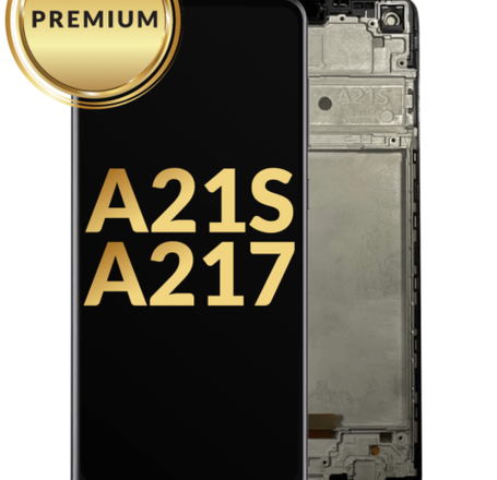 LCD Assembly with Frame for Galaxy A21s (A217 / 2020) (Premium)