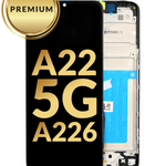 OLED Assembly with Frame for Galaxy A22 5G (A226 / 2021) (Premium)