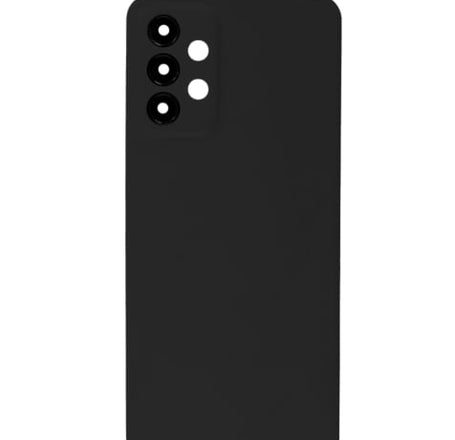 Back Glass with Camera Lens and Adhesive for Galaxy A23 5G (A236U / 2022) (NO LOGO) (BLACK)