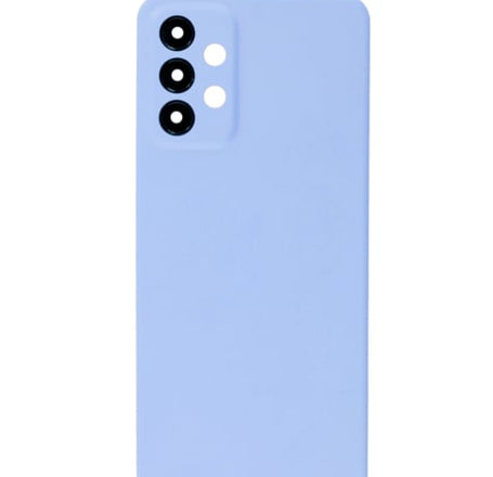 Back Glass with Camera Lens and Adhesive for Galaxy A23 5G (A236U / 2022) (NO LOGO) (BLUE)