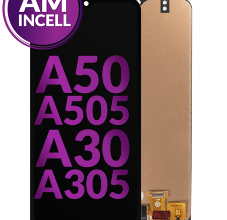 LCD Assembly without Frame for Galaxy A50 (A505 / 2019) / A30 (A305 / 2019) (Without Fingerprint Sensor) (Aftermarket Incell)