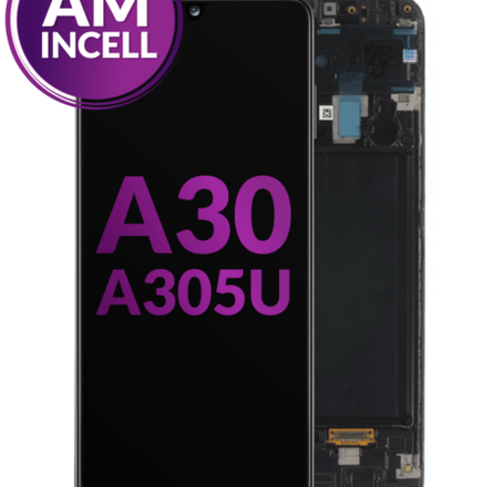 LCD Assembly with Frame for Galaxy A30 (A305 / 2019) (Aftermarket Incell)