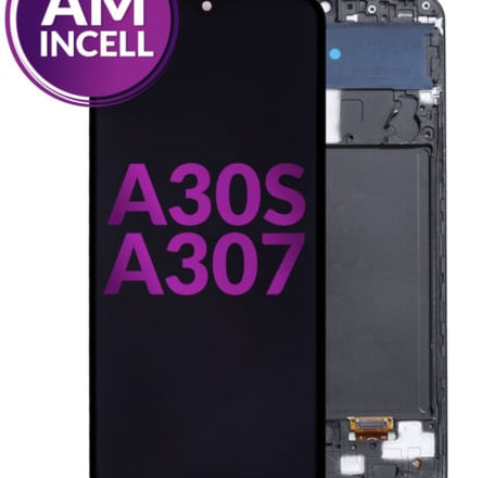 LCD Assembly with Frame for Galaxy A30s (A307 / 2019) (Without Fingerprint Sensor) (Aftermarket Incell)