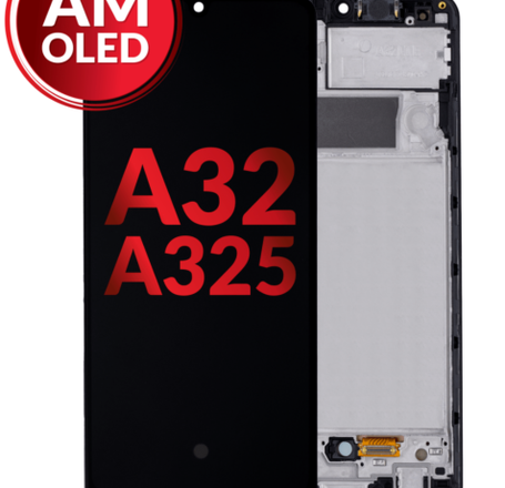 OLED Assembly with Frame for Galaxy A32 4G (A325 / 2021) (Aftermarket OLED)