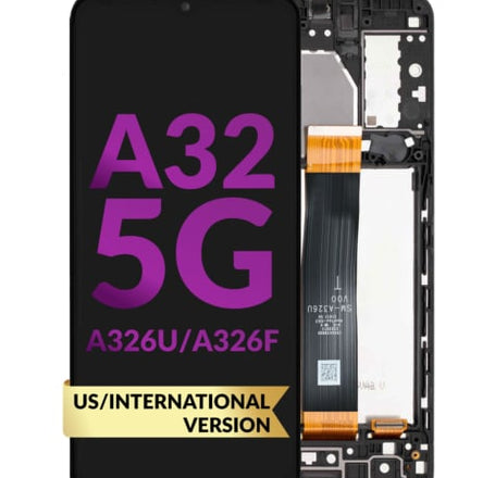 LCD Assembly with Frame for Galaxy A32 5G (A326U/A326F/ 2021) (US Version/International Version) (Aftermarket Incell)