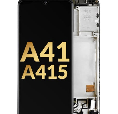 OLED Assembly with Frame for Galaxy A41 (A415 / 2020) (Service Pack)