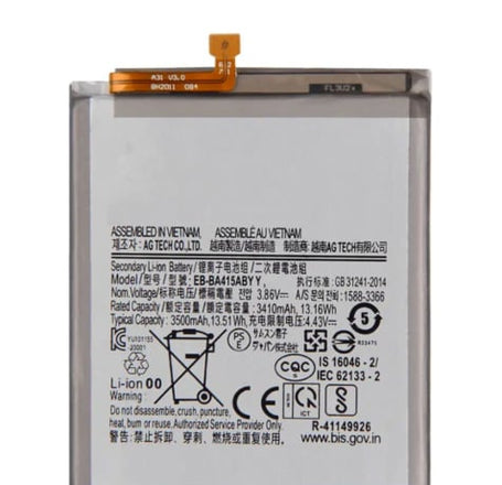 Replacement Battery for Galaxy A41 (A415 / 2020) (EB-BA415ABYY)