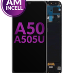 LCD Assembly with Frame for Galaxy A50 (A505U / 2019) (Without Fingerprint Sensor) (Aftermarket Incell)