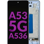 LCD Assembly (AWESOME BLUE) (Aftermarket Incell) with Frame for Galaxy A53 5G (A536 / 2022) (6.46