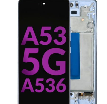 LCD Assembly (AWESOME BLUE) (Aftermarket Incell) with Frame for Galaxy A53 5G (A536 / 2022) (6.46