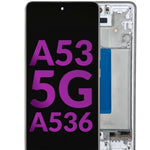 LCD Assembly (AWESOME WHITE) (Aftermarket Incell) with Frame for Galaxy A53 5G (A536 / 2022) (6.46