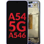 OLED Assembly with Frame for Galaxy A54 5G (A546 / 2023) (AWESOME VIOLET) (Aftermarket OLED)