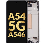 OLED Assembly with Frame for Galaxy A54 5G (A546 / 2023) (AWESOME GRAPHITE) (Premium)