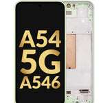 OLED Assembly with Frame for Galaxy A54 5G (A546 / 2023) (AWESOME LIME) (Premium)