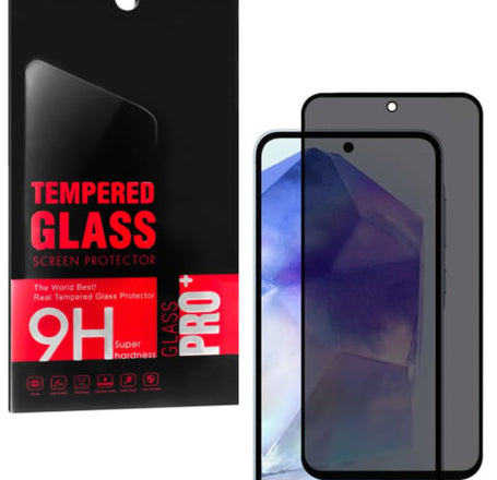 Privacy Tempered Glass for Galaxy A55 (A556 / 2024) (2.5D / 1 Piece)