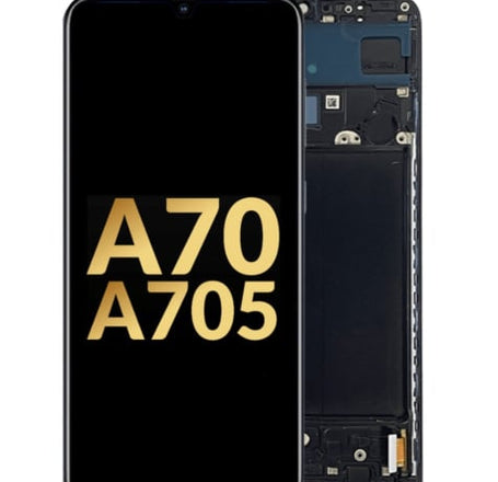 OLED Assembly with Frame for Galaxy A70 (A705 / 2019) (Service Pack)