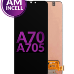 LCD Assembly without Frame for Galaxy A70 (A705 / 2019) (Without Fingerprint Scanner) (Aftermarket Incell)