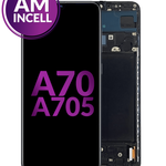 LCD Assembly with Frame for Galaxy A70 (A705 / 2019) (Without Fingerprint Scanner) (Aftermarket Incell)